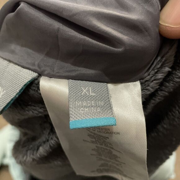 Free Country Women’s Lightweight Zip up Jacket Aqua Blue Fleece Lined Size XL - Picture 8 of 9